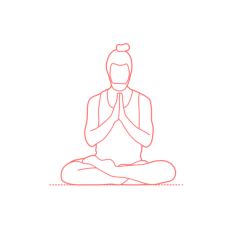 Humans Yoga Poses Lotus Pose Sketch Style Svg Vector, Free Vectors File